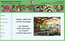 Gärtnerei Wichmann in Hohen Neuendorf